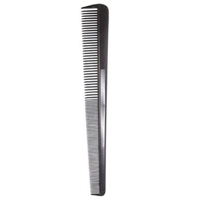 Unisex Black Plastic Long Tapered Styling Comb Salon Barber Hair Brush