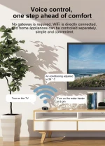 Universal IR Smart Remote Control WiFi  Infrared Home Control Hub  Works with Google Assistant Alexa Siri