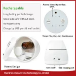 USB Rechargeable No Water No Cord Essential Oil Diffuser For Aromatherapy