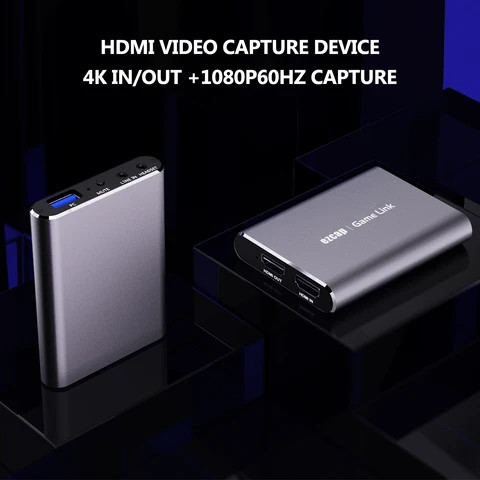 Buy Usb Video Hdmi Game Capture Livestreaming With Pass-through 4k30fps ...