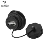 USB Waterproof Panel Mount Wall Connector ip67 4Pin 2.0  8Pin 3.0 USB Connector