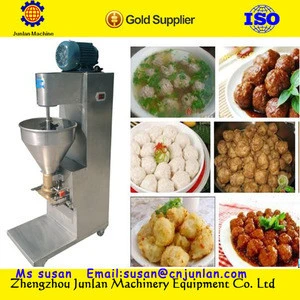 vegetable food fish meat product making electric core meatball machine