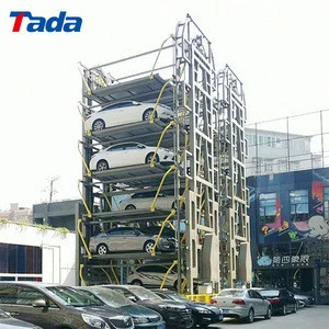 Vertical rotating car parking system equipment lift