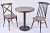 Vintage commercial comfortable office dining peak stool living room chair with back