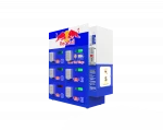 Wall-mounted charging stations phone  coin operated advertising cell phone charger locker