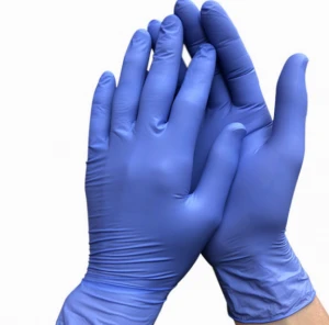 Waterproof anti-allergy nitrile-gloves touch screen 100% nitrile
