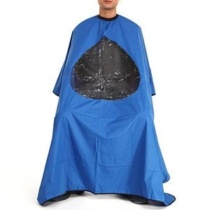 Waterproof Hairdresser Gown Hair Salon Cape with Phone Window Adult Hair Cutting Hairdressing Cloth Barbers