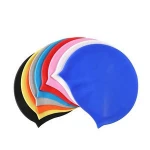 waterproof high flexibel 100% silicone swimming cap for competive sports