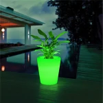 Waterproof IP54 rechargeable LED illuminated outdoor gardening supplies