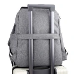 Waterproof nylon Fashionable Baby Diaper Bags for Mothers,multi functional baby diaper backpack with USB