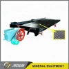 Wet separating tungsten ore shaking tables