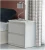 Import White High Gloss 2 Drawer Nightstand Bedside Table from China