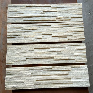 White stone slate decorative interior wall tiles paneling stone
