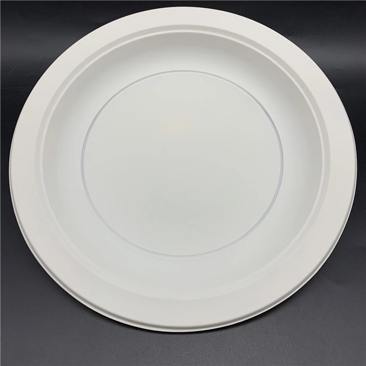 Whole sales biodegradable  Disposable  Cornstarch Tableware  small 6inch Round Plate packing