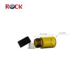 Wholesale 1ml/2ml essential oil glass bottle,amber glass bottle,glass vial with screw cap