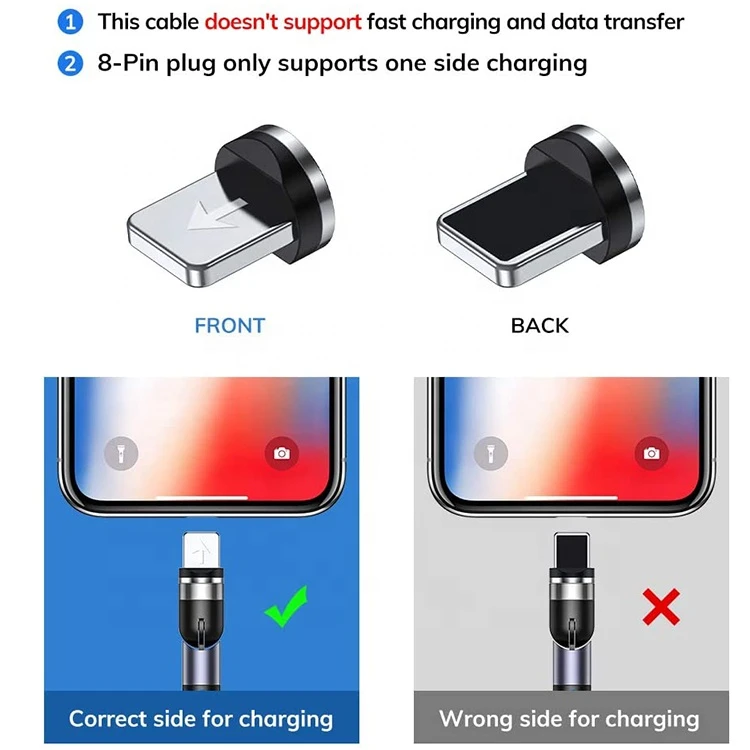 Wholesale  3 In 1 Magnetic Charging Cable Micro Usb Type C  Phone Accessories Fast Charging Magnetic Data Cable