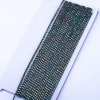 Wholesale and Custom Decorative Strips Army Green Bottom AB Color Rhinestones