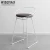 Import Wholesale armless luxury gold stainless steel industrial metal wire side high bar stool with fabric cushion for club event from China