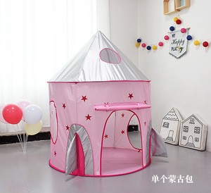 wholesale castle children small foldable house material child indoor outdoor play teepee kids tent