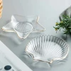 wholesale custom cheap glass soap dish with fashion design
