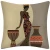 Import Wholesale Custom Square Sofa Digital Printed African Women Pillow Case Cover Cushion Cover from China
