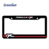Wholesale custom sublimation european  ABS Plastic Metal cover cars carbon fiber number license plate holder frames