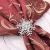 Import Wholesale Diamond Christmas Snowflake Napkins Buckle Alloy Napkin Ring from China