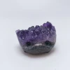 Wholesale different sizes 100%  Natural hand carved lovely amethyst crystal cluster hedgehog craft for gift or healing