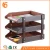 Import Wholesale High Quality MDF 3 layer faux leather File Tray from China