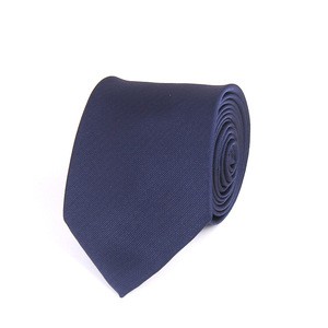 Wholesale mens navy polyester tie