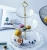 Import Wholesale modern party wedding decoration 3-layer glass dessert cake serving  plate from China
