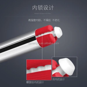 Wholesale newest china cheap high quality aluminum two sections shower curtain pole