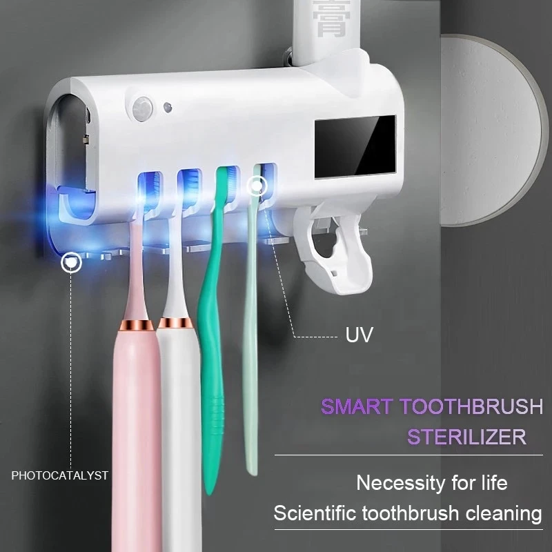 Wholesale OEM/ODM Portable UVA UVC Electric Toothbrush Sterilizer Multi Function Toothbrush Sterilizer