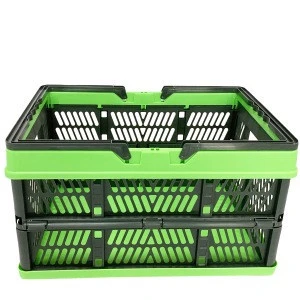 Wholesale popular folding and stackable space saving storage basket for daily use