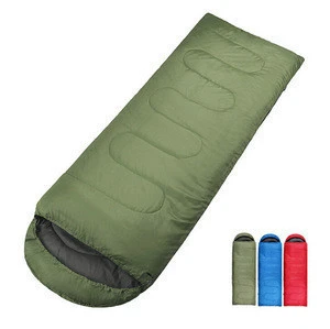Wholesale portable camping outdoor envelope inflatable sleeping bag