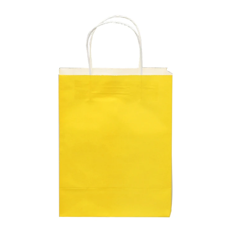 Wholesale printing Kraft shopping paper bags