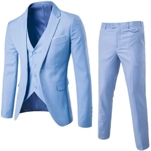 Wholesale quality cheap readymade in stock business hotel office men suits