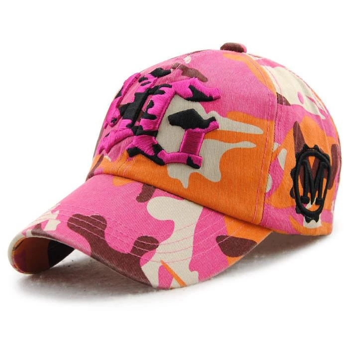 wholesale small order stock Cotton camouflage baseball cap Outdoor fashion letter leisure hat