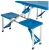 Import Wholesale suitcase portable plastic foldable outdoor folding picnic table from China