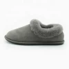 Wholesale super fit double face sheepskin fluffy slippers comfort genuine leather slippers for ladies