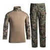 Wholesale Tactical Clothing Mens Polyester and  Cotton Frog Combat Uniform BDU Airsoft Military Uniform