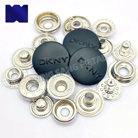 wholesale Thicker Spring Snap Button brass metal Snap Button for clothing snaps