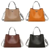 wholesale trendy lady fashion design serpentine pattern pu leather  handbag women bags set