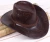 Wholesale Wide Brim Cheap Man Women Western Chapeau, Good Quality Pu Leather Gambler Cowboy Hats