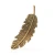 Import Wholesale women leaf feather French barrette hairpin hairgrip hair clip from China