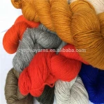 wholesale worsted super soft cashmere hand knitting yarn for baby sweater scarf