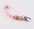 Import Wholesales Baby DIY Pacifier Clip Metal Dummy Wooden Silicone Beads Chain Non-toxic baby Teethers from China
