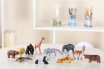 Wild Animals Tiger Play Set Toy Tube Set Educational Jungle Animals Toy Set Box Kids Figures Gift