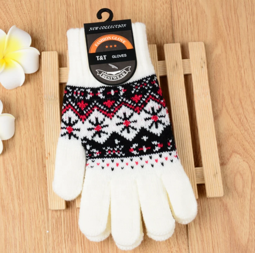 Winter Acrylic Knitted Touch Screen Warm Gloves Winter Handschoenen