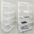 Import Wire mesh floor display stand magazine racks with wheels from China